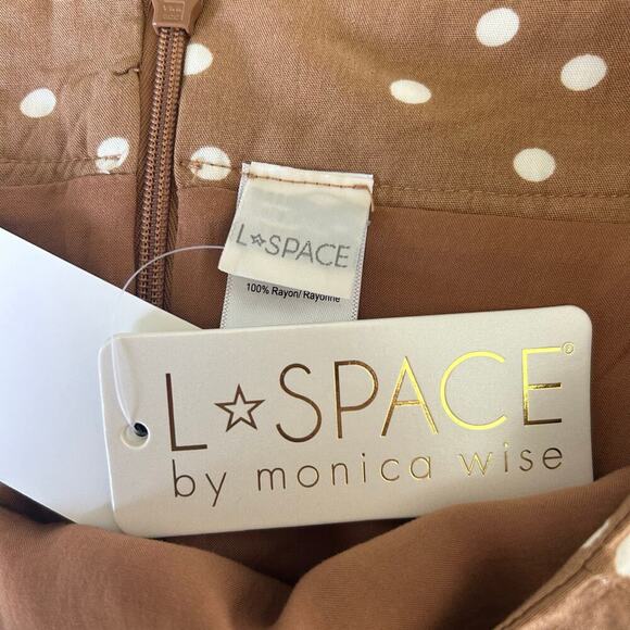 NWT L*Space Lanie Polka Dot Wrap Skirt Sz M - Picture 8 of 10